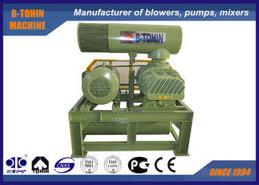 فشار 80 Kpa Heavy Duty Continuous Three Lobe Roots Vlower Blower