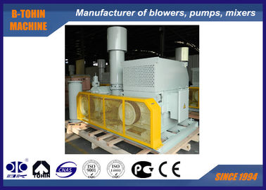 250KW ریشه های روتاری لوب دمنده، 6000m3 / hour دمنده 100KPA فشار بالا