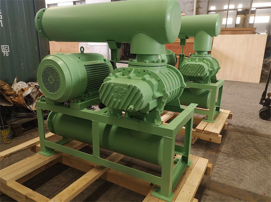 37kW 1450rpm 0.5 بار 30m3 / دقیقه 6" تصفیه فاضلاب خنک کننده هوا ریشه های نوع انفجار