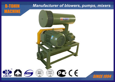 4.89-17.86m3 / دقیقه 100mm بندر دی آمپر 10KPA - 50 KPA روتاری Tri Lobe Roots Blower قابل اعتماد هوا رسان