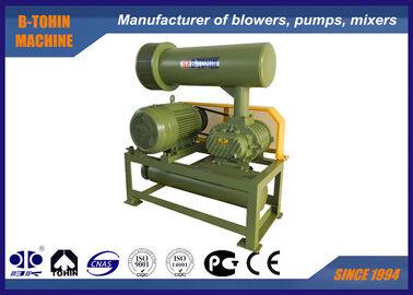 4.89-17.86m3 / دقیقه 100mm بندر دی آمپر 10KPA - 50 KPA روتاری Tri Lobe Roots Blower قابل اعتماد هوا رسان