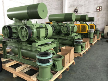 DN200 انفجارهای سه لبه ای 30-132KW 80KPA انفجارهای چرخشی خنک کننده هوا