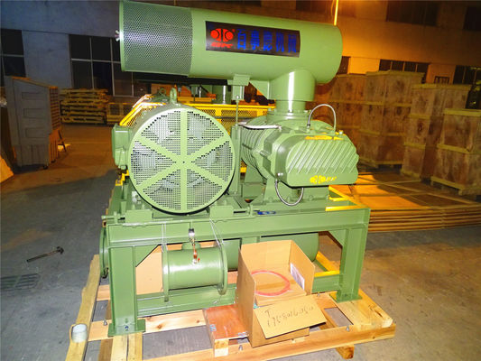 چدن آهن 80KPA 0.8 Bar Roots Rotary Lobe Blower Capacity 31.89-50.67m3/min