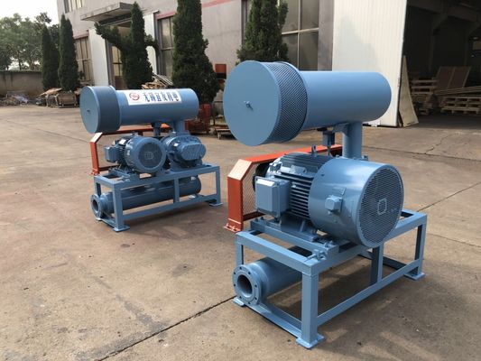 DN200 30-132KW 80KPA خنک کننده هوا تحویل مواد غذایی ویژه روتاری ریشه سبک تنفس