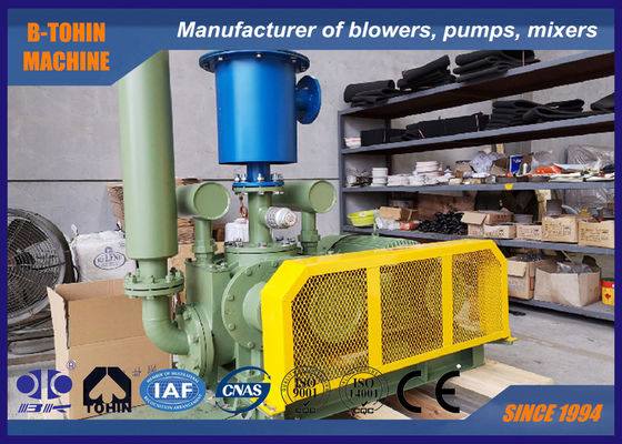 DN100 4“  8.7m³/دقیقه -60KPA 18.5KW دمنده ریشه ای خنک کننده هوا با فشار منفی